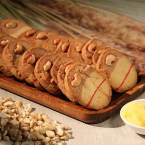 lemon and cashew cookie